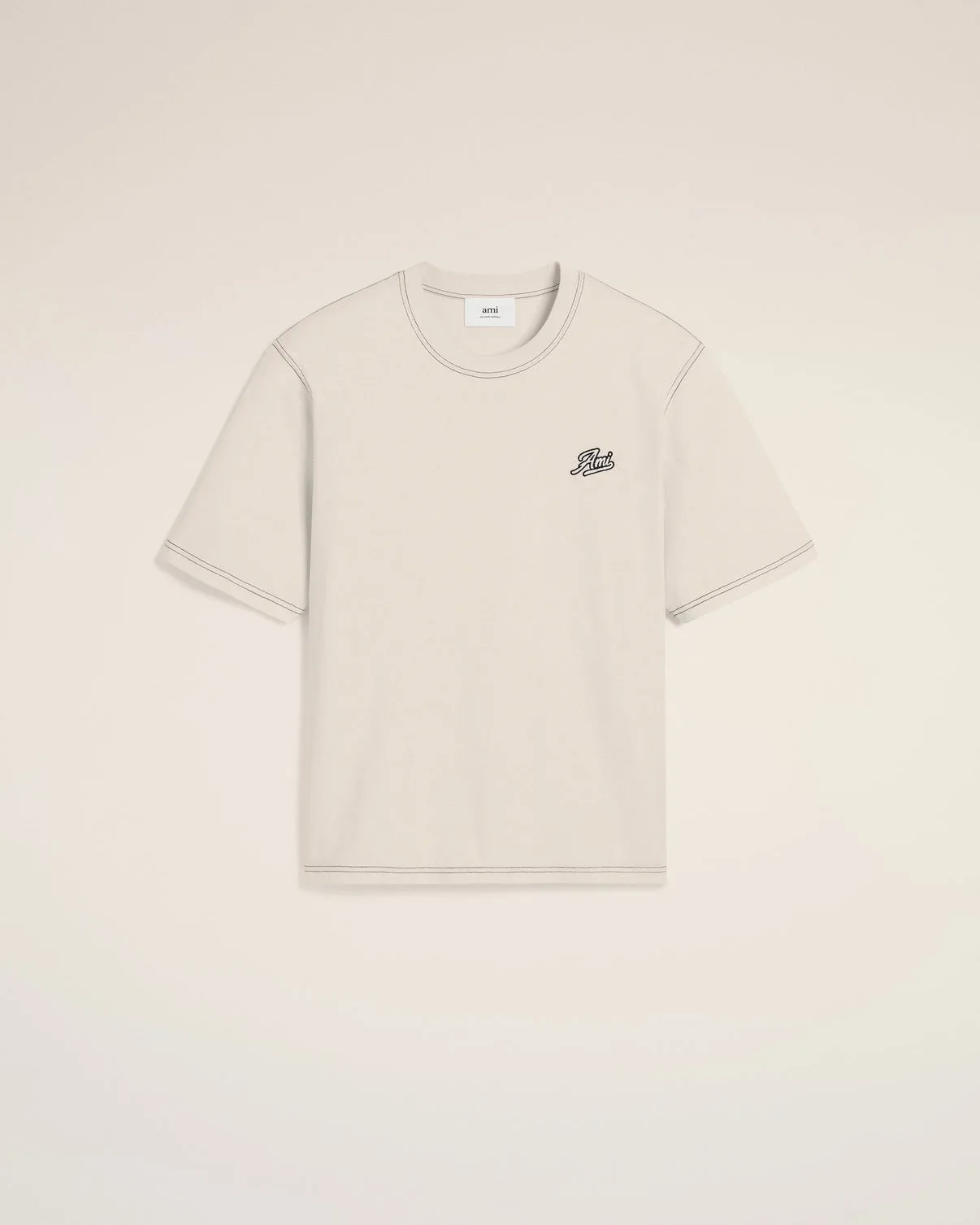 Beige Cotton Signature T-Shirt