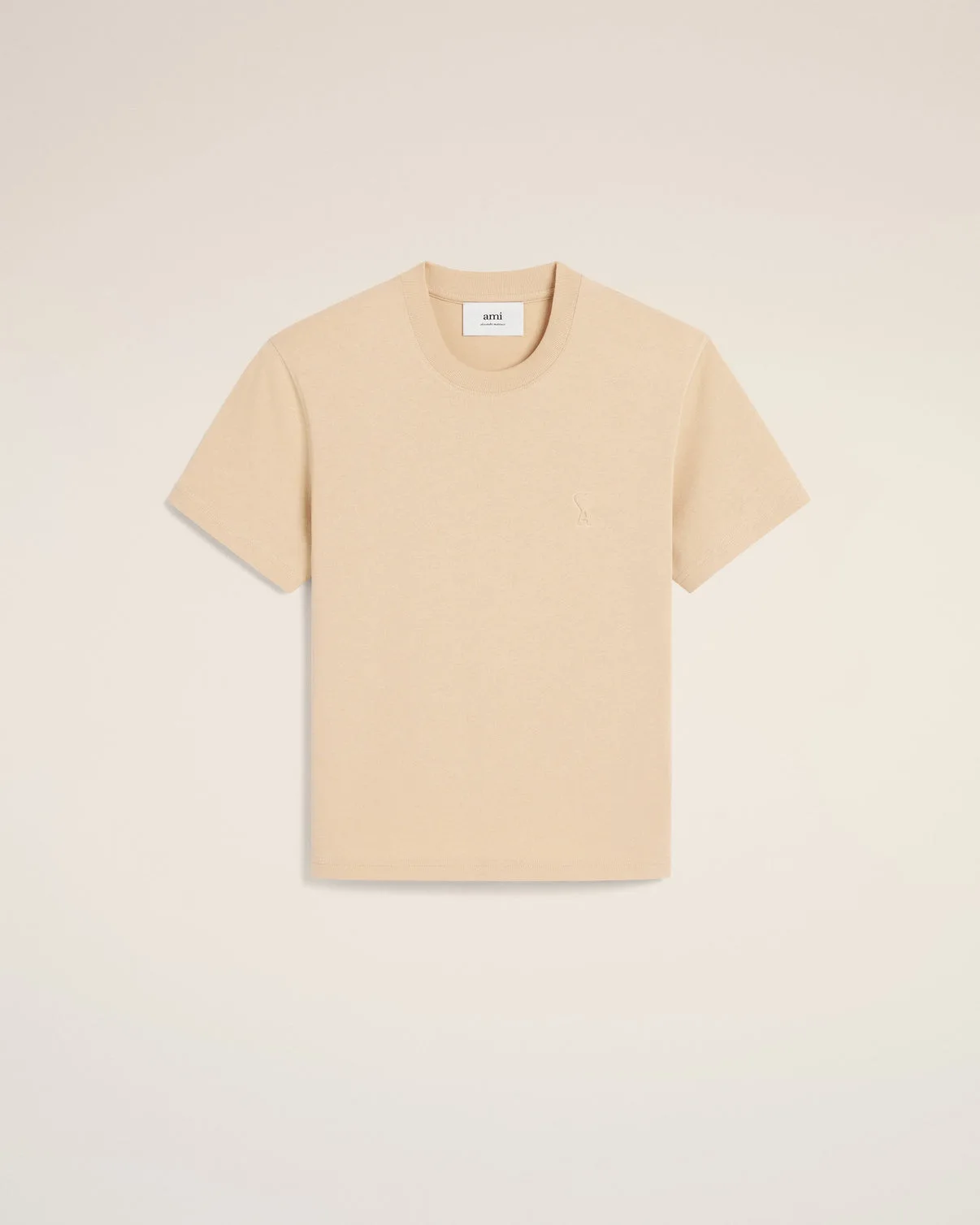Beige Cotton T-Shirt