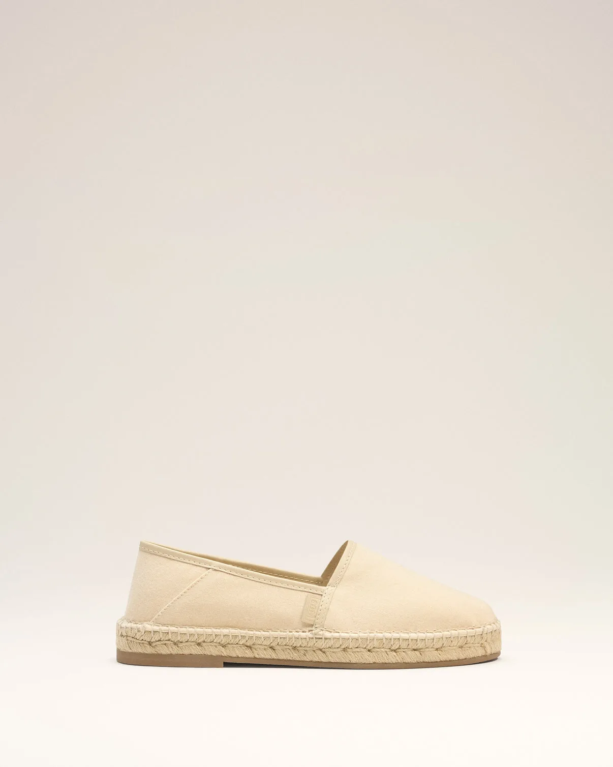 Beige Espadrilles In Cotton Canvas