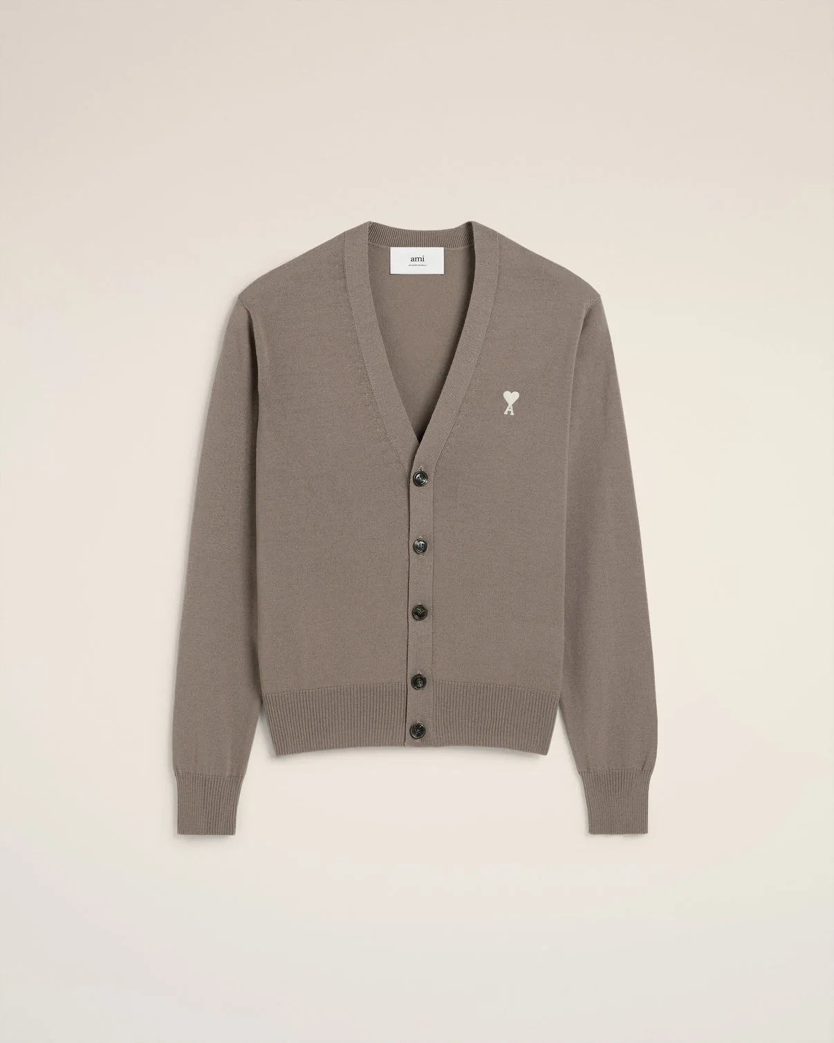 Beige Wool Cardigan