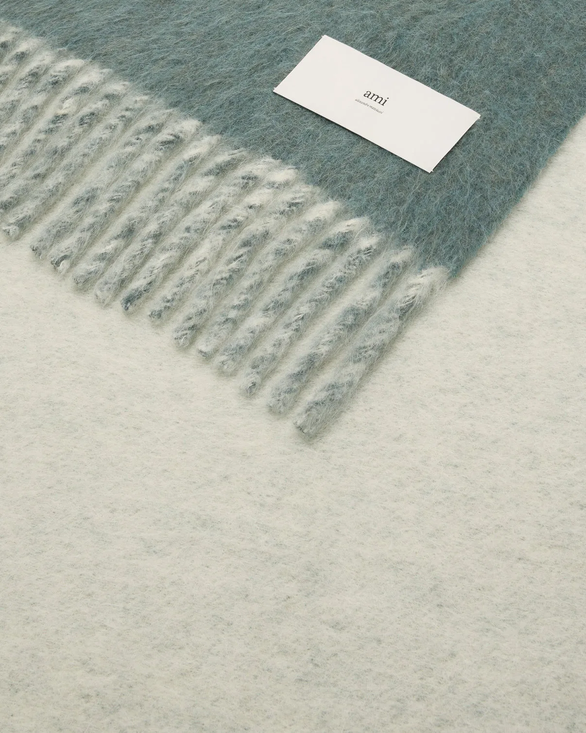 Bicolor Double-Sided Blanket With Tab