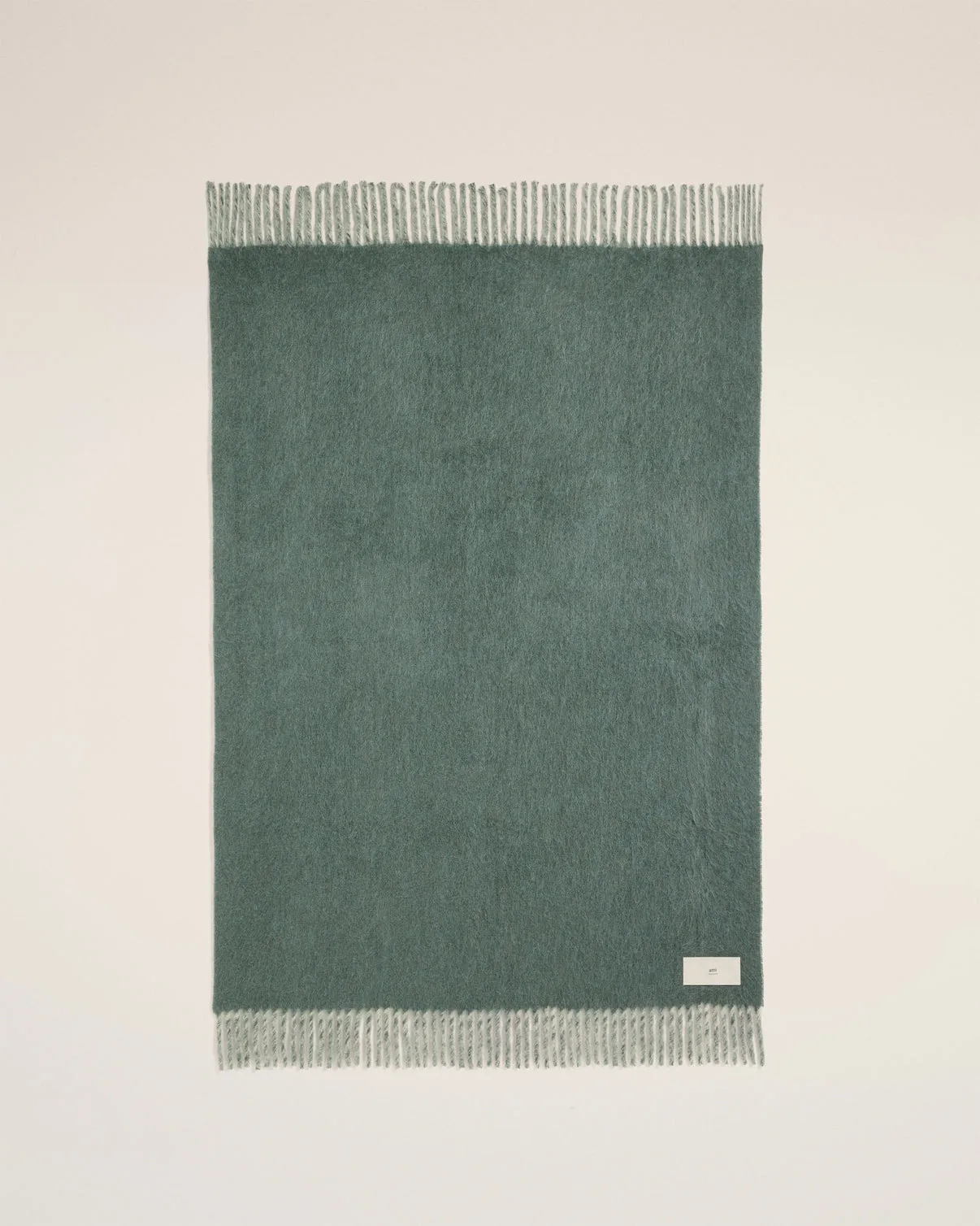 Bicolor Double-Sided Blanket With Tab
