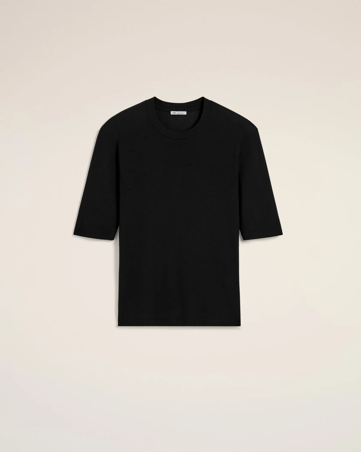 Black Cotton Short Sleeve T-Shirt