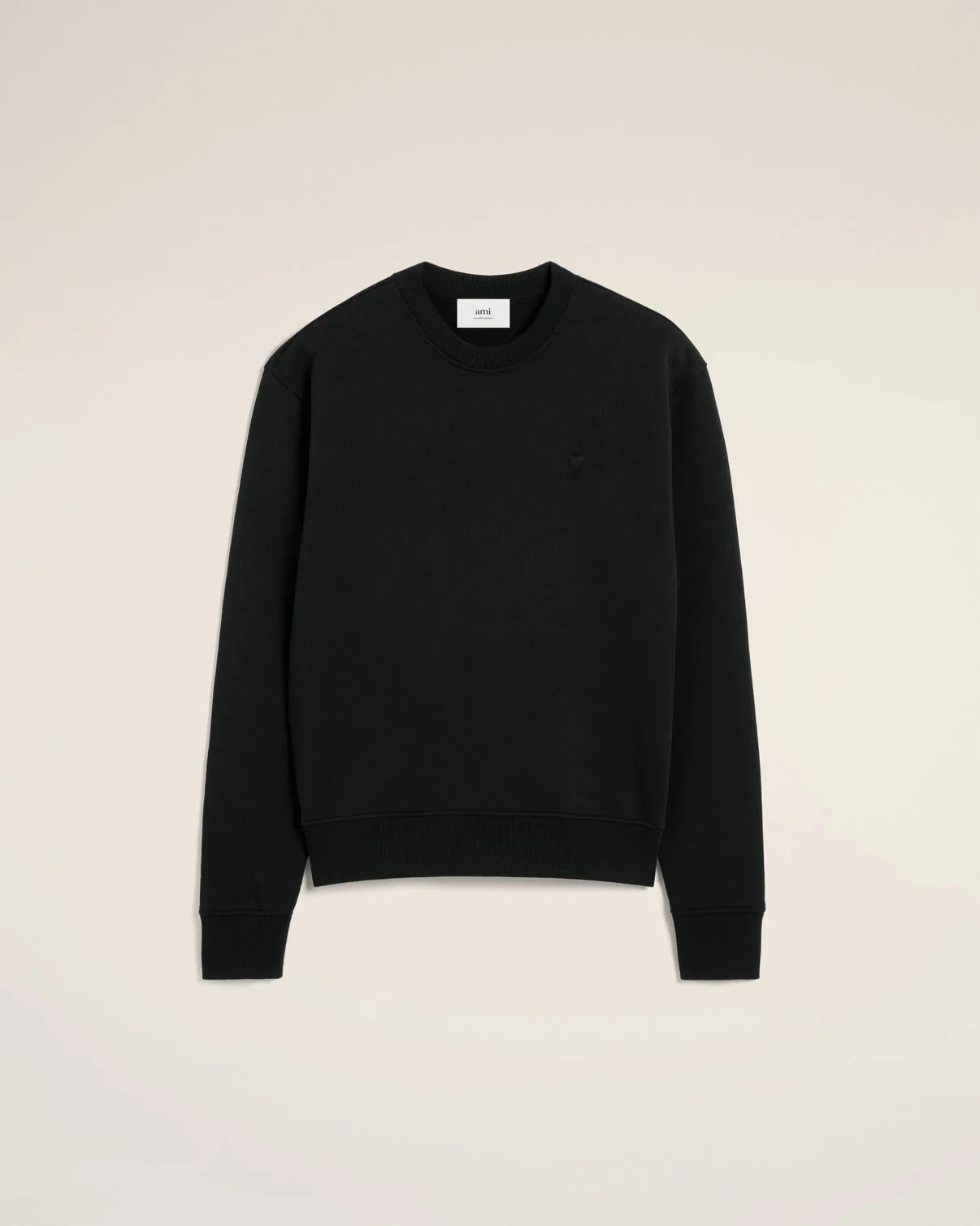 Black Cotton Sweatshirt