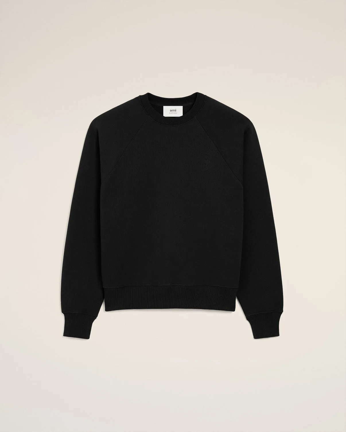 Black Cotton Sweatshirt