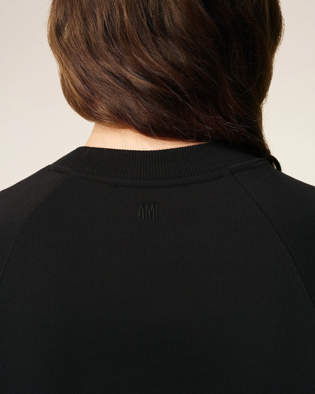 Black Cotton Sweatshirt