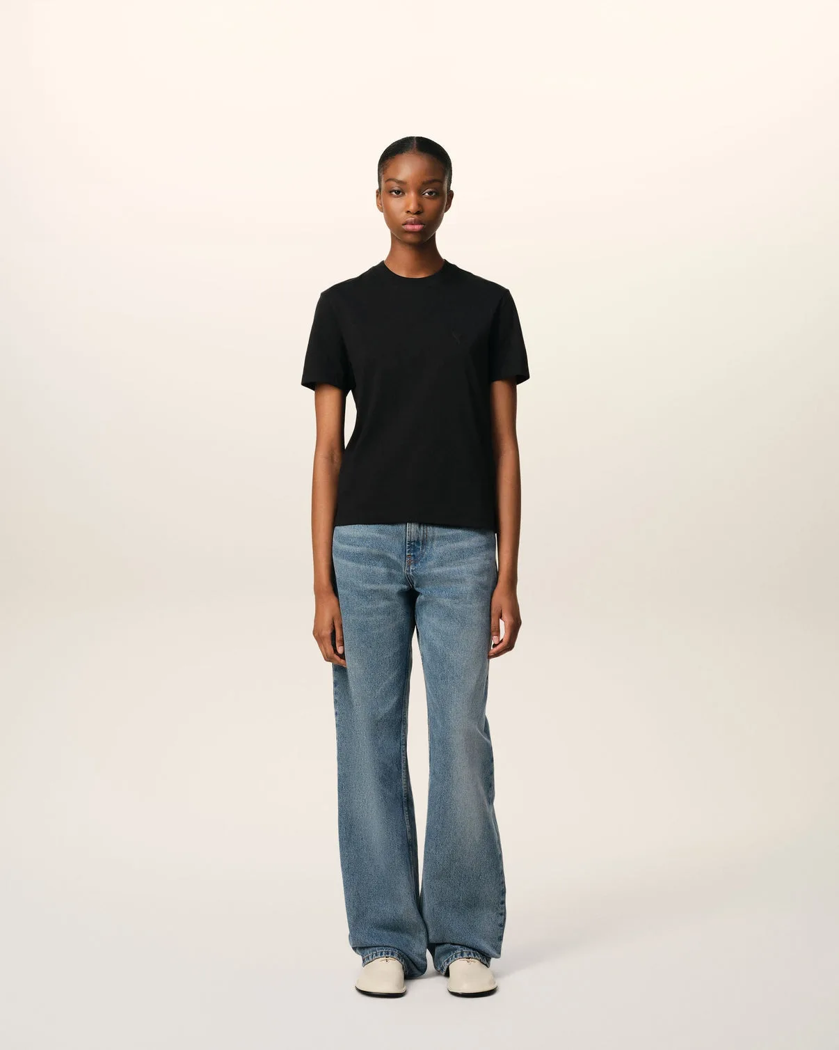 Black Cotton T-shirt