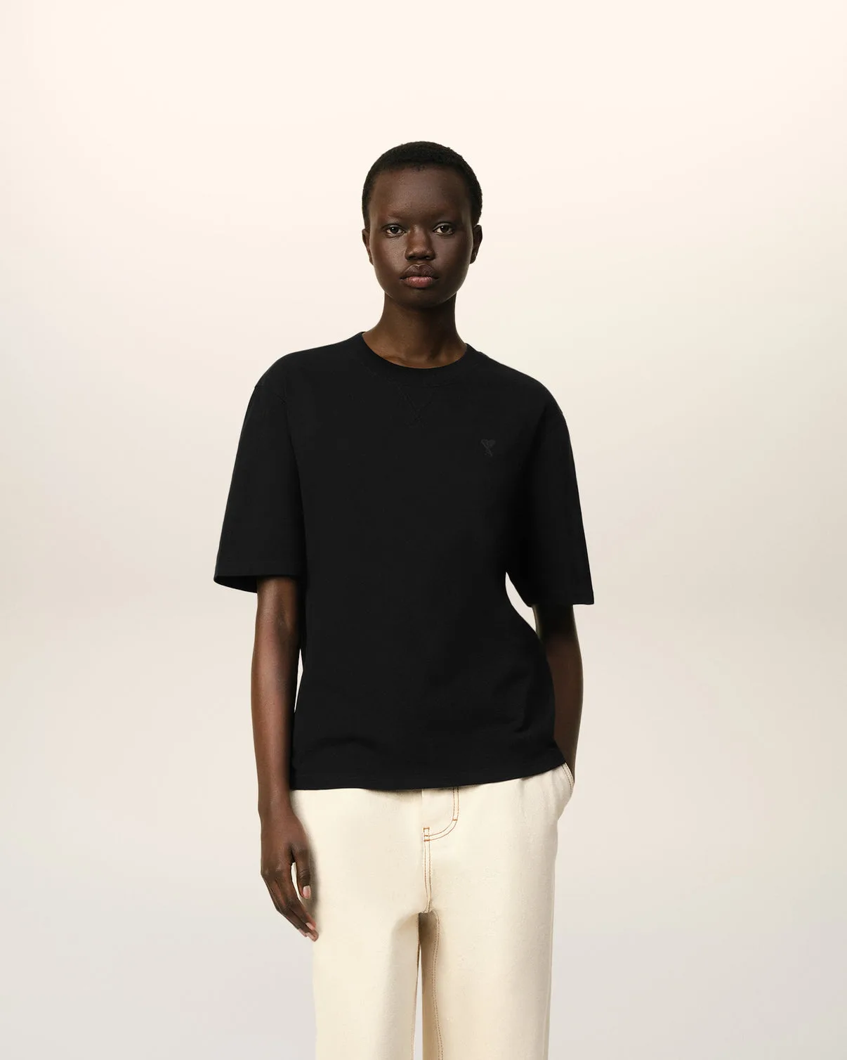 Black Cotton T-shirt