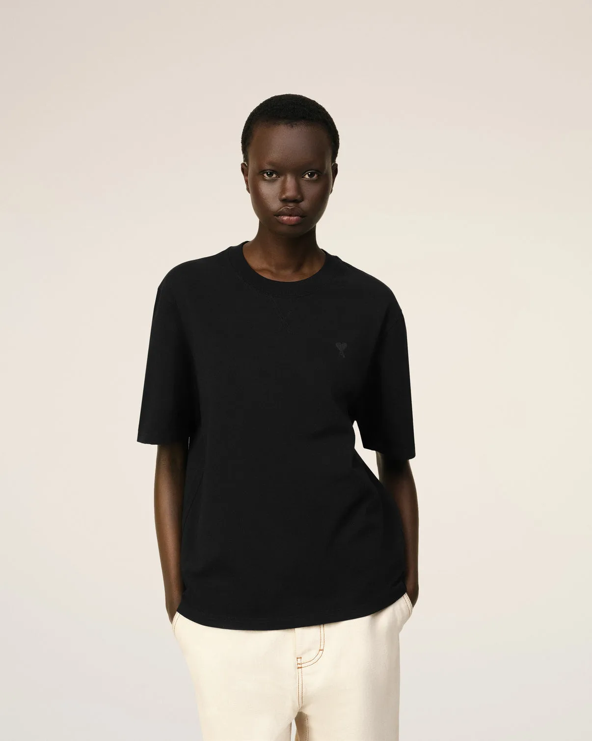 Black Cotton T-shirt