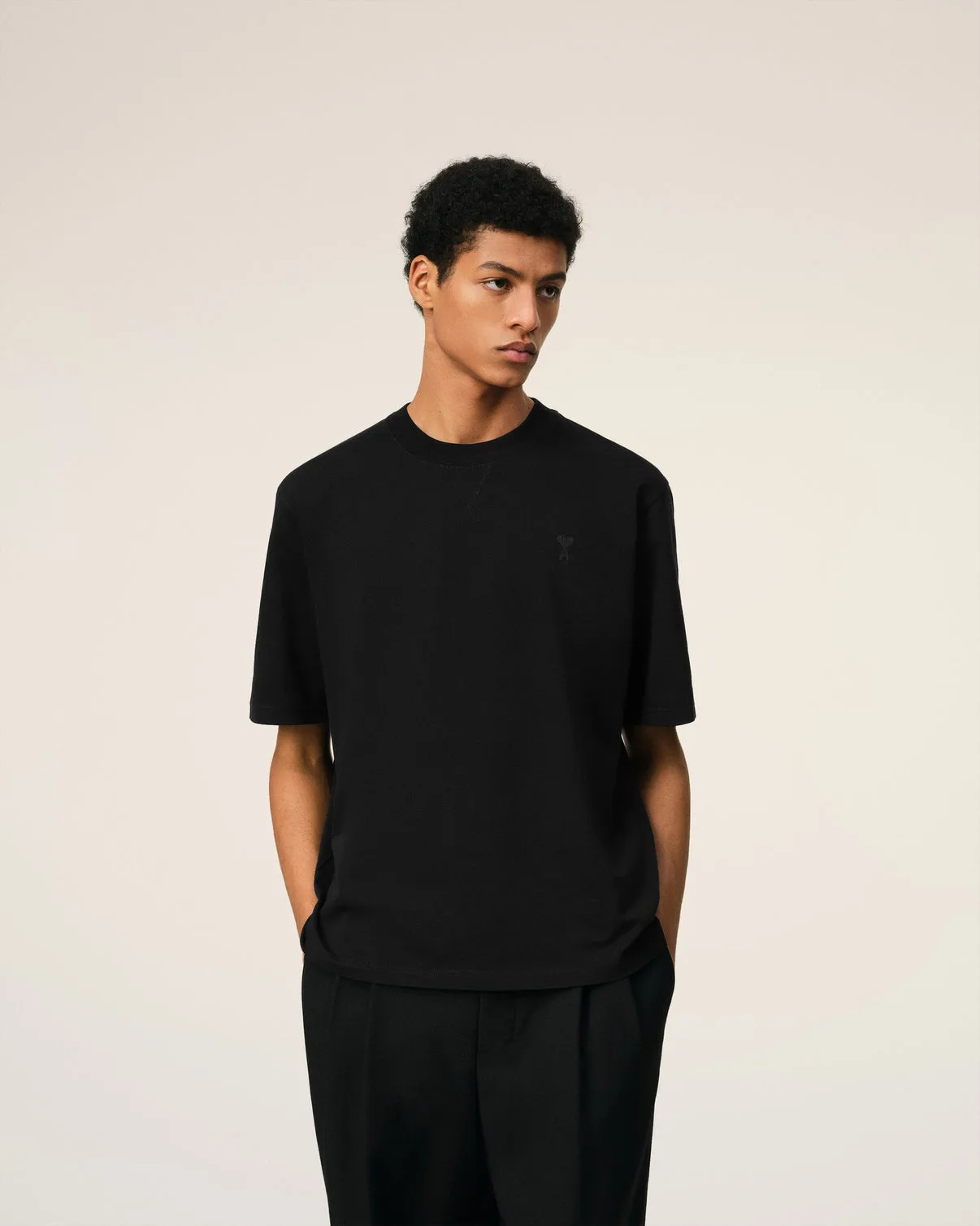 Black Cotton T-shirt