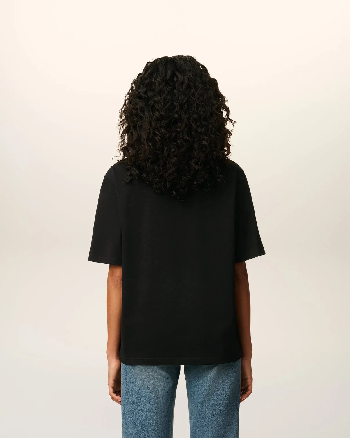 Black Cotton T-shirt