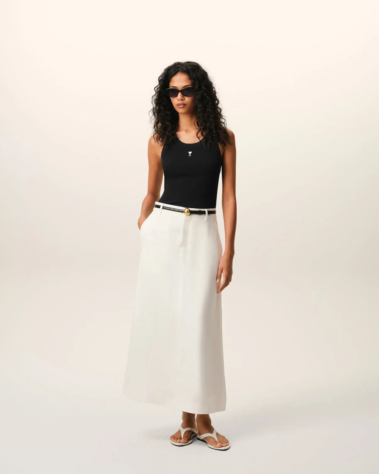 Black Cotton Tanktop