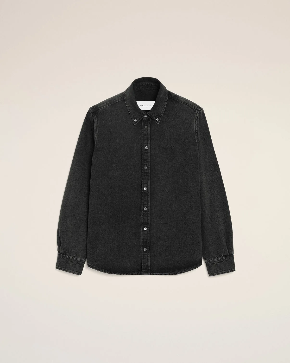 Black Denim Cotton Shirt