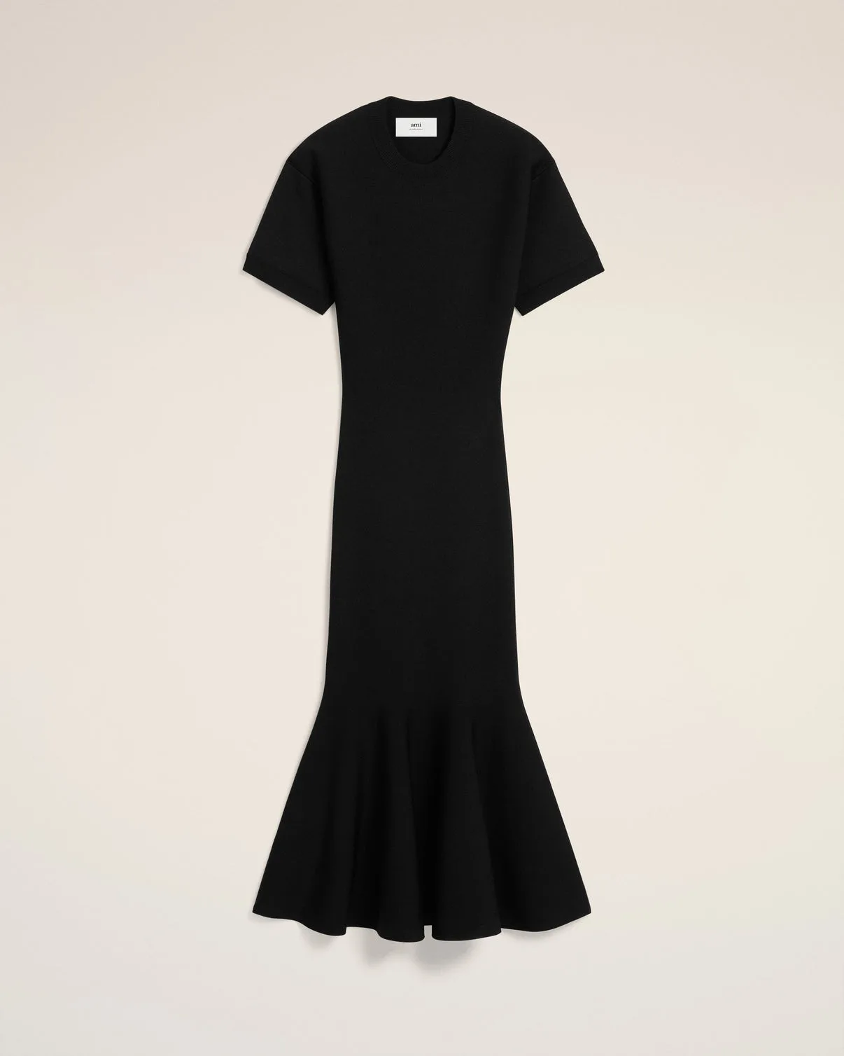 Black Godet Dress