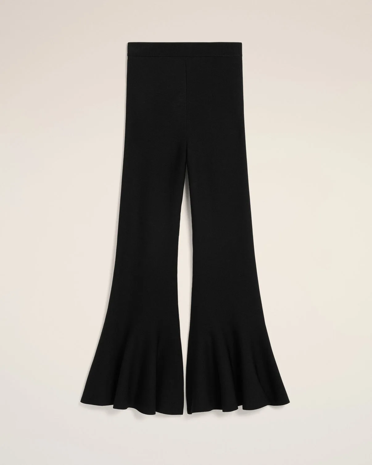 Black Godet Short Pants