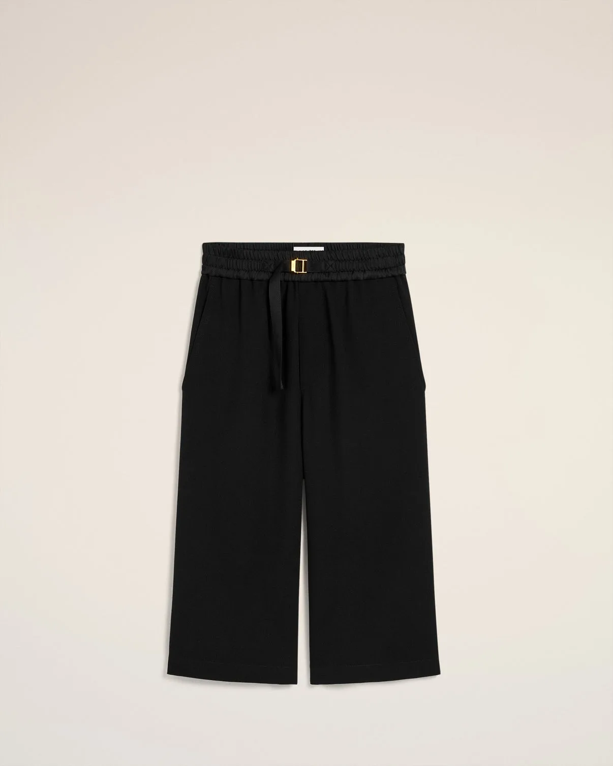 Black Large Fit Elasticated Short