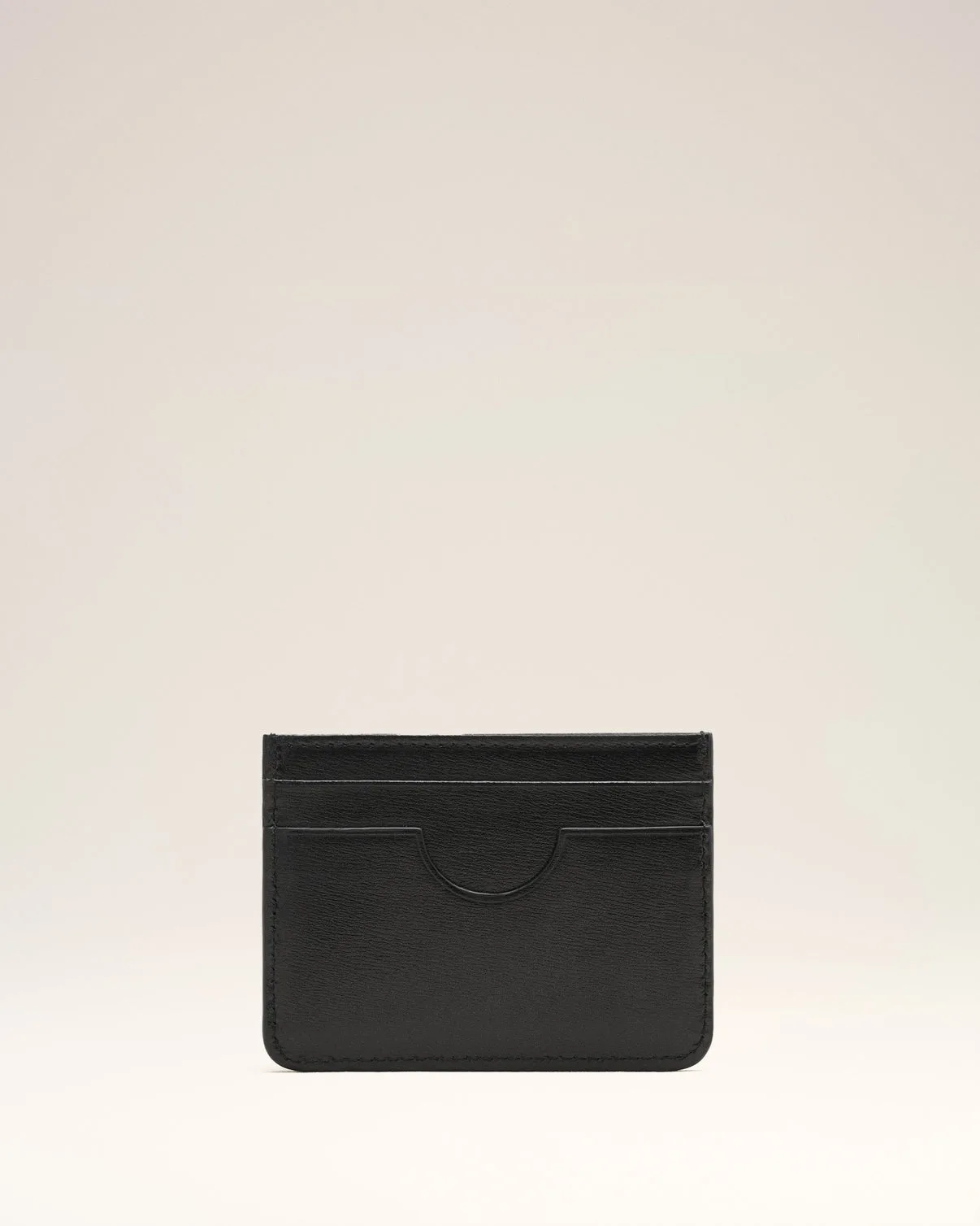 Black Leather Card Holder