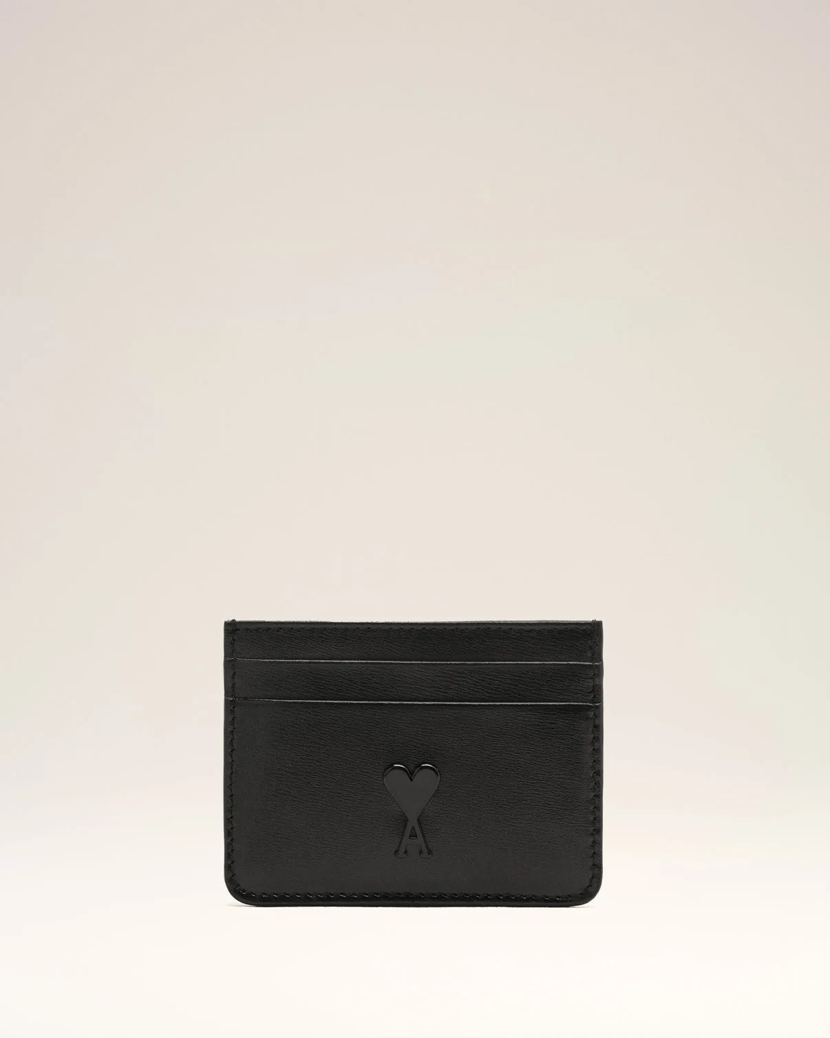 Black Leather Card Holder