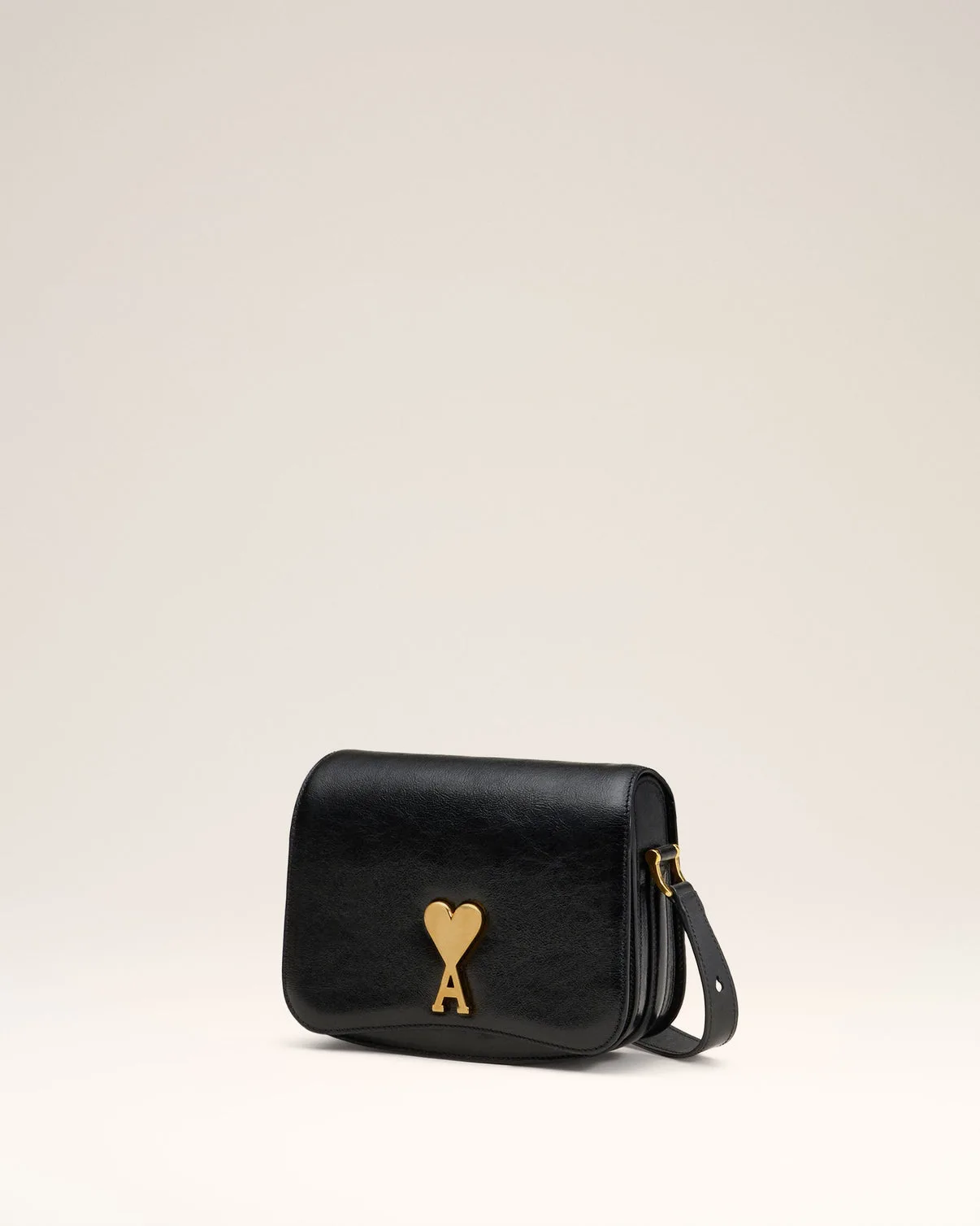 Black Leather Paris Paris Bag