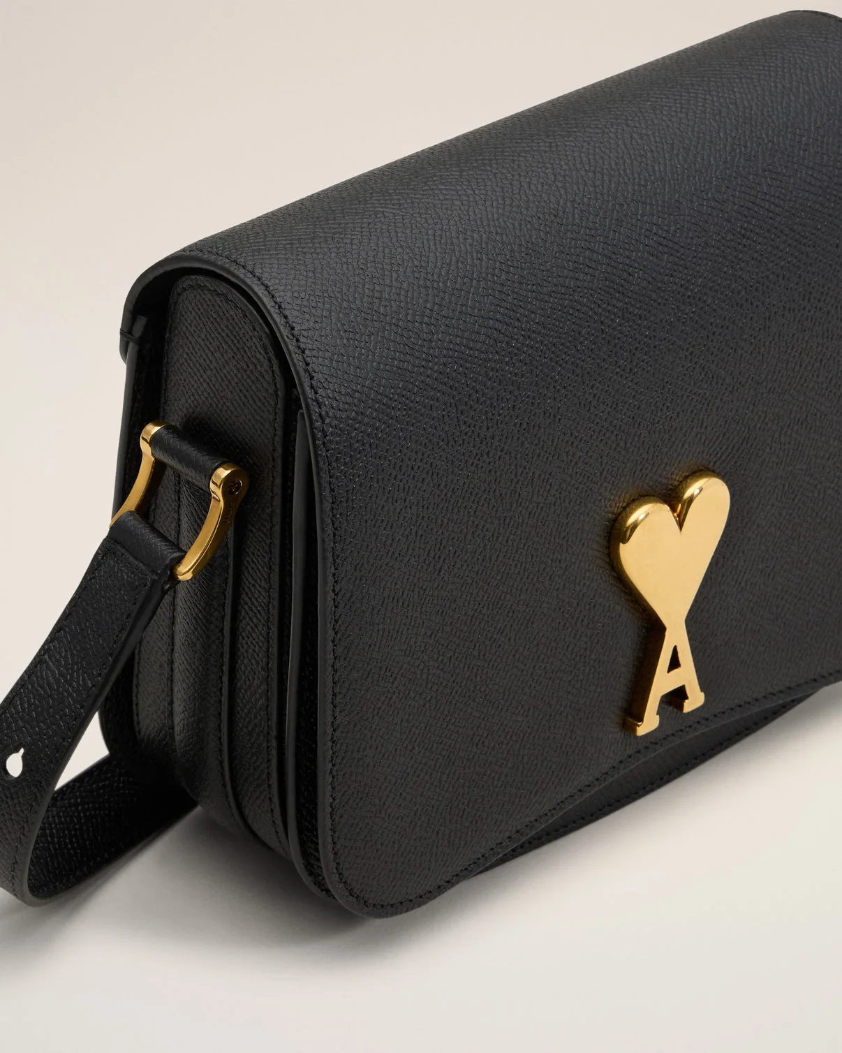 Black Leather Paris Paris Bag