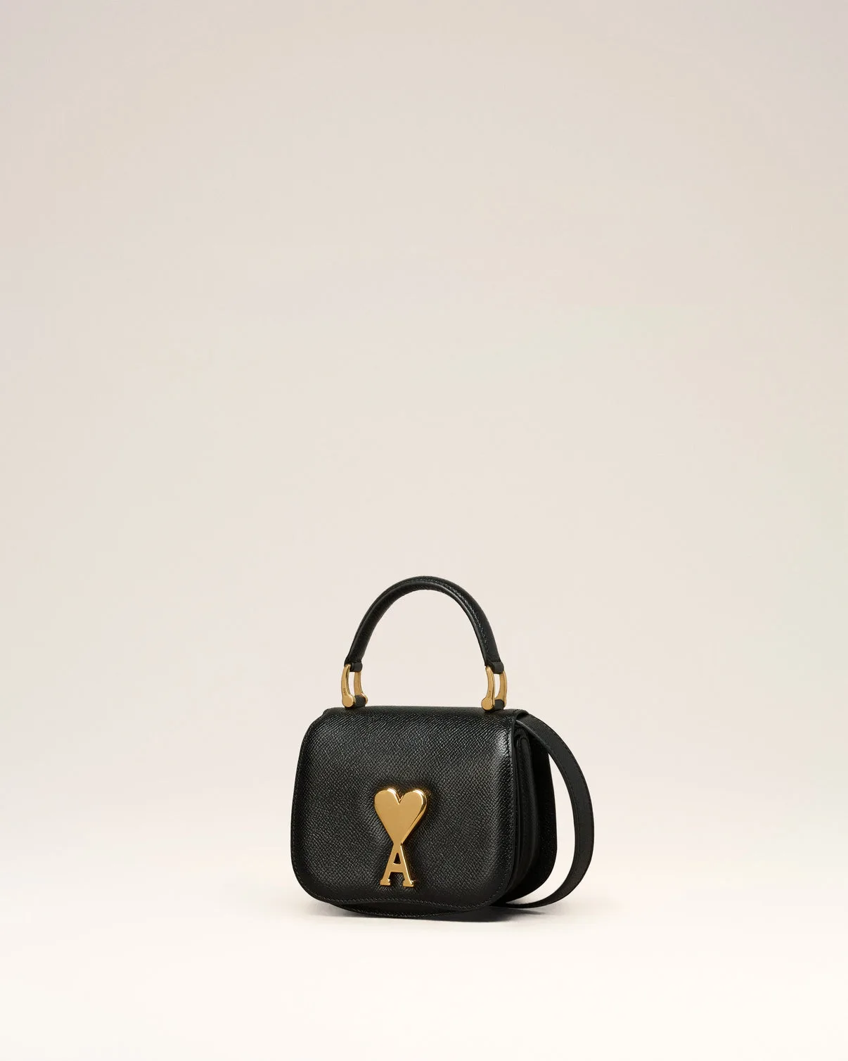 Black Leather Paris Paris Nano Bag