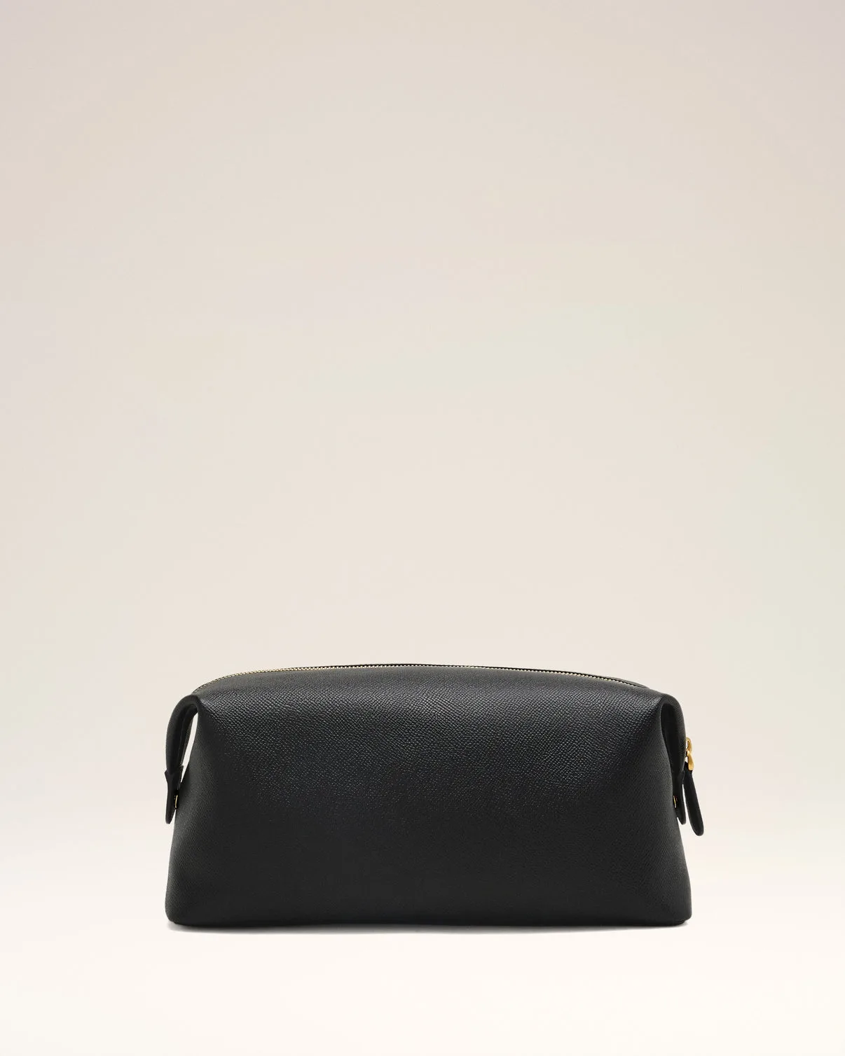 Black Leather Paris Paris Toiletry Pouch