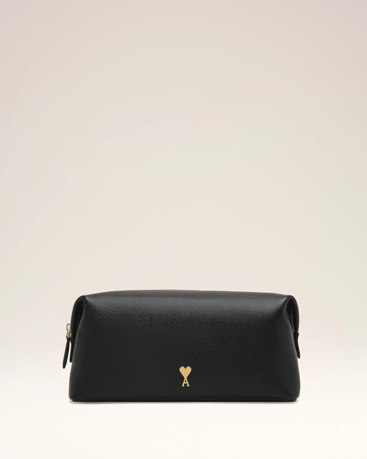 Black Leather Paris Paris Toiletry Pouch