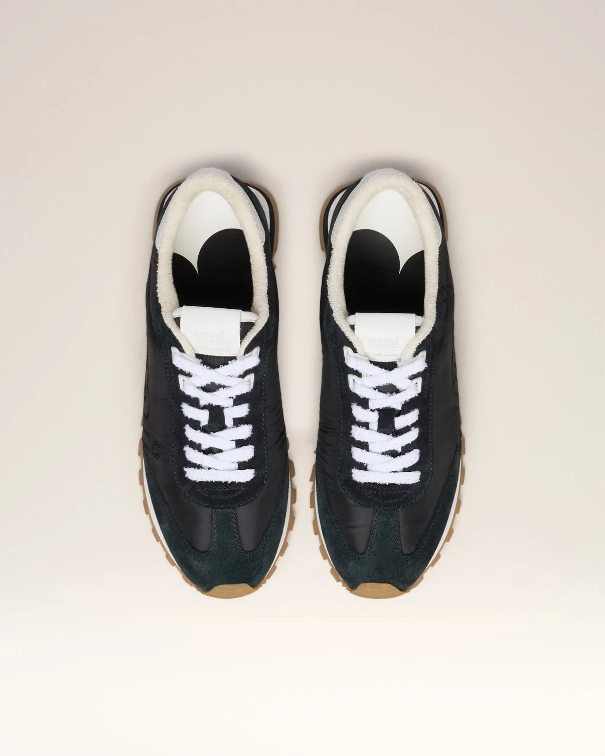 Black Nylon New Rush Sneakers