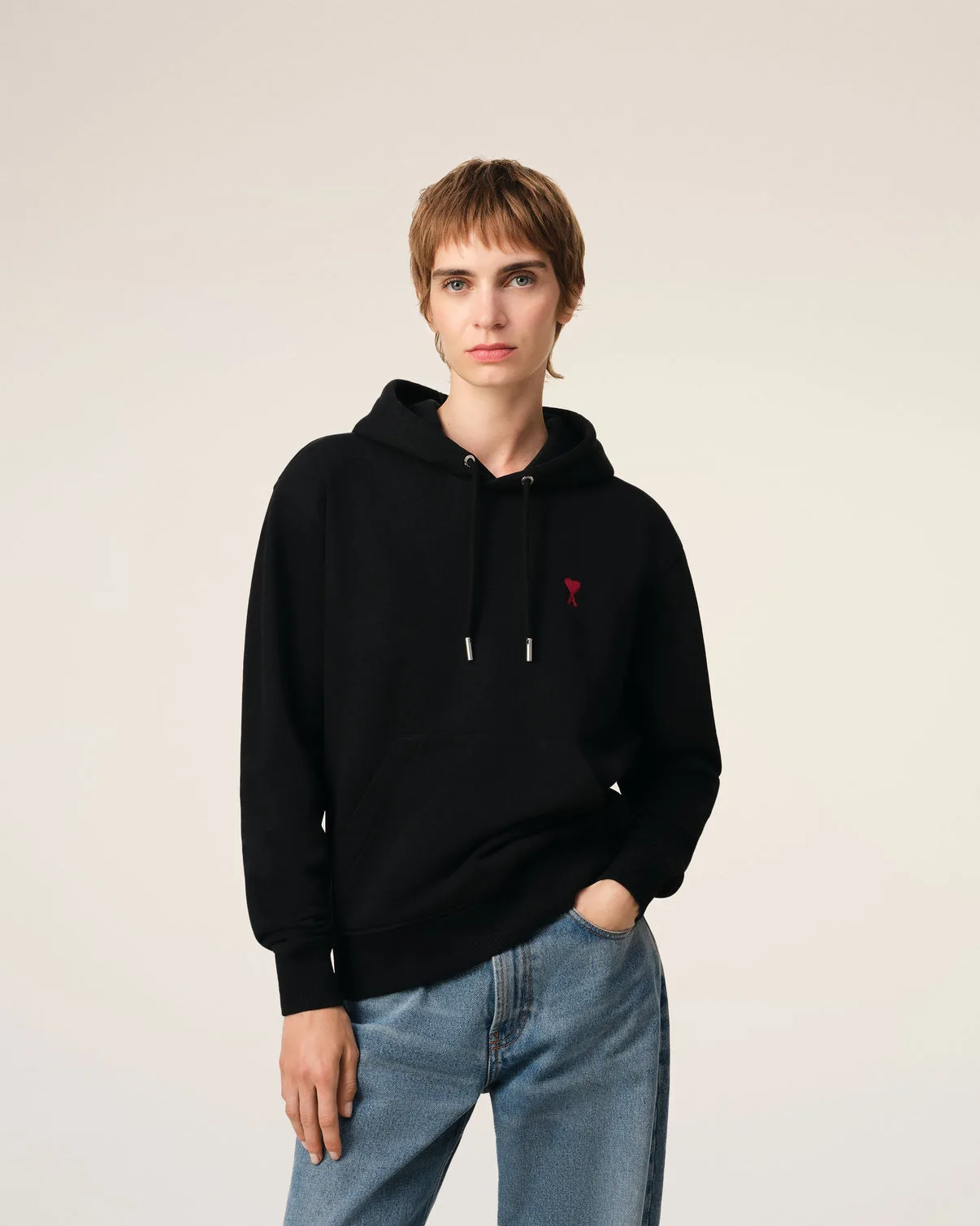 Black Organic Cotton Hoodie