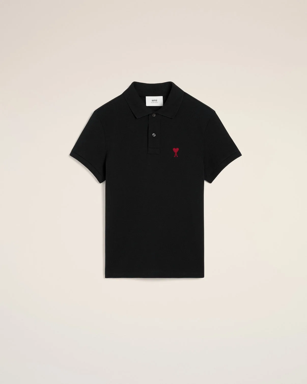 Black Organic Cotton Polo Shirt