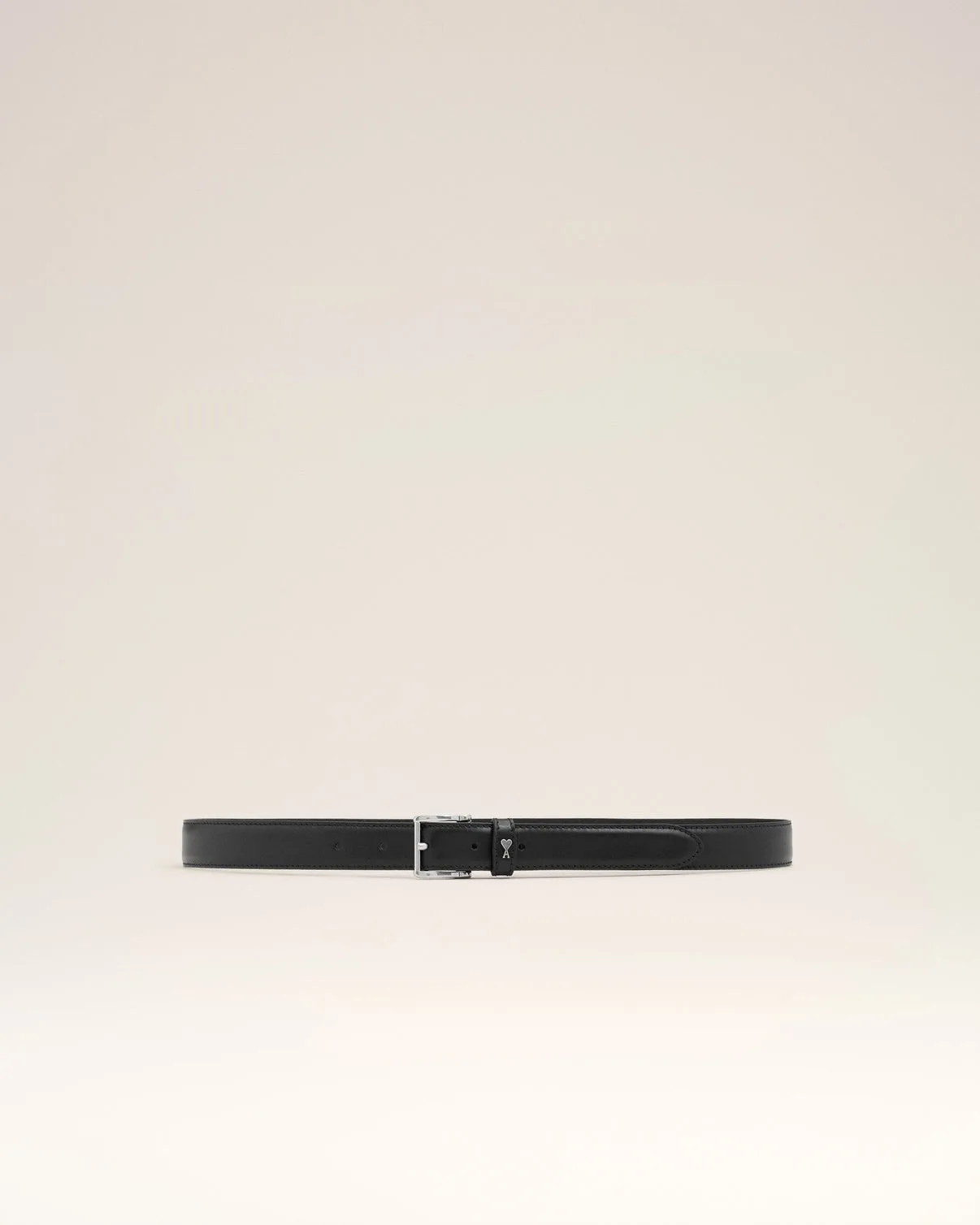 Black Smooth Leather Paris Paris 25 Mm Belt