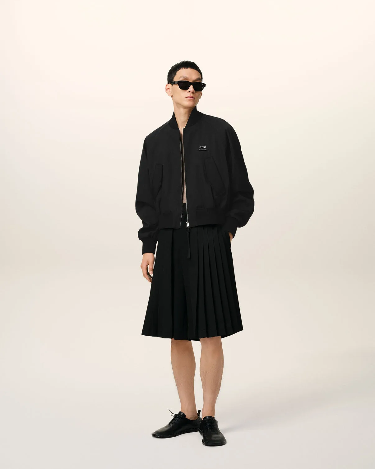 Black Twill Bomber