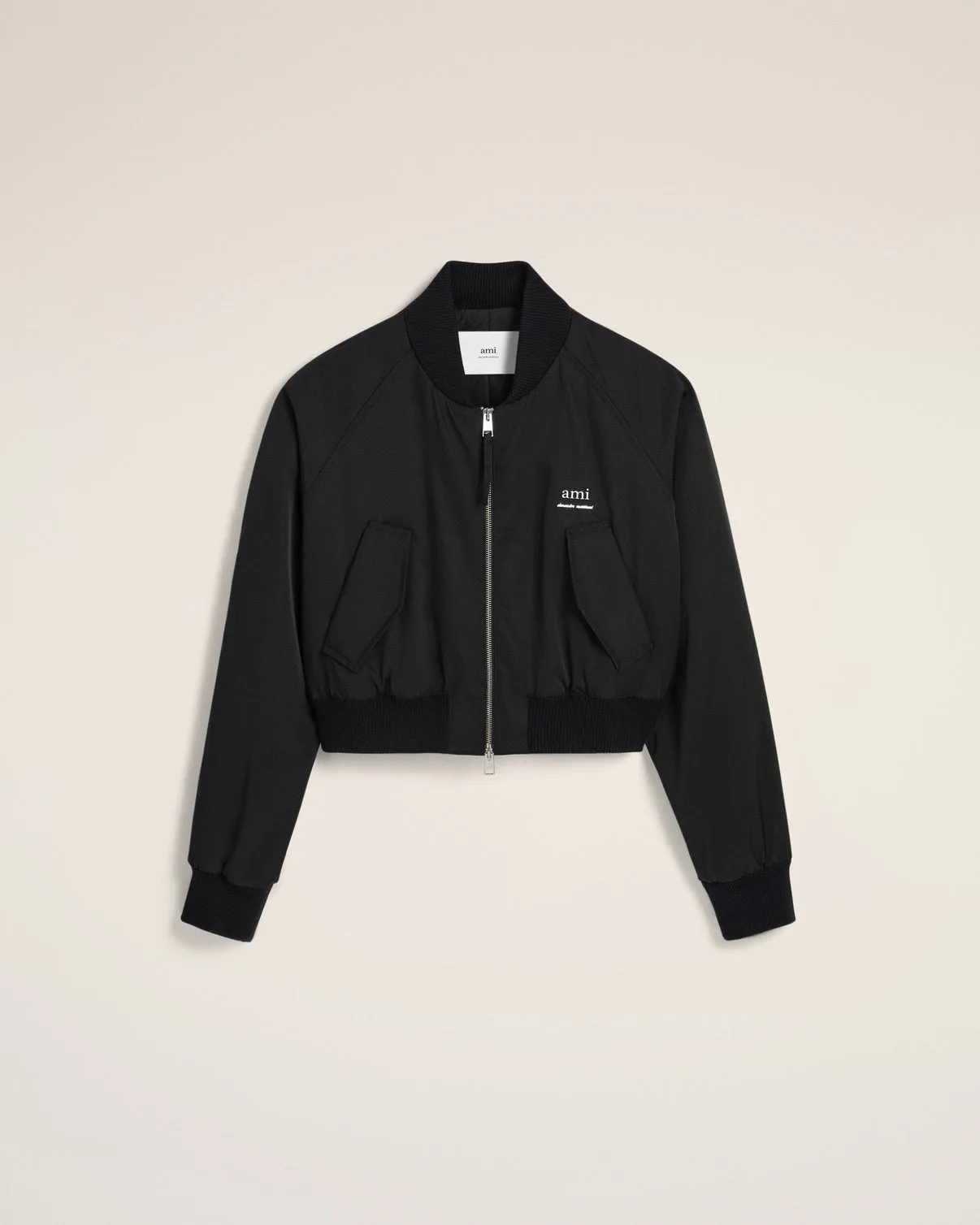 Black Twill Bomber