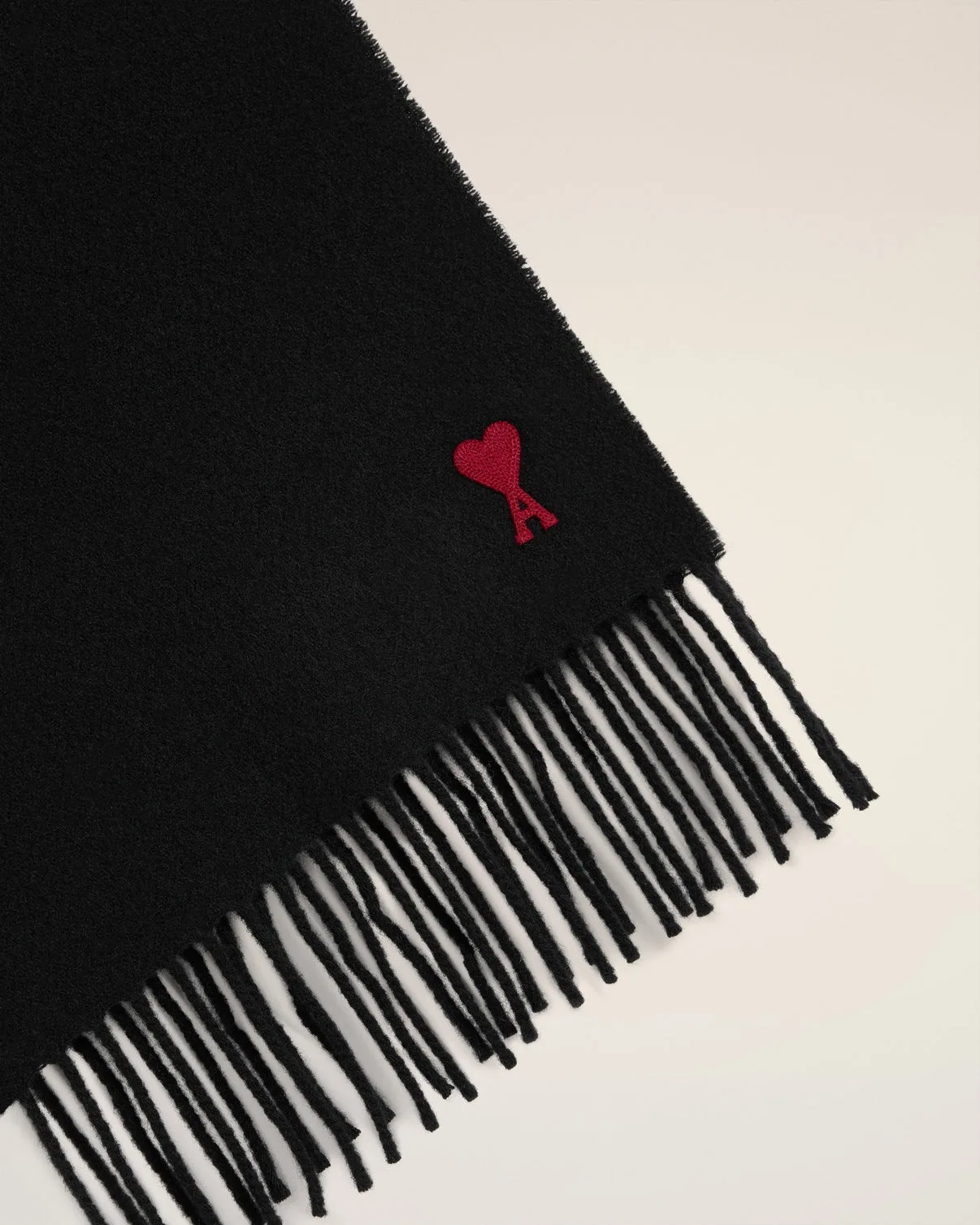 Black Wool Scarf