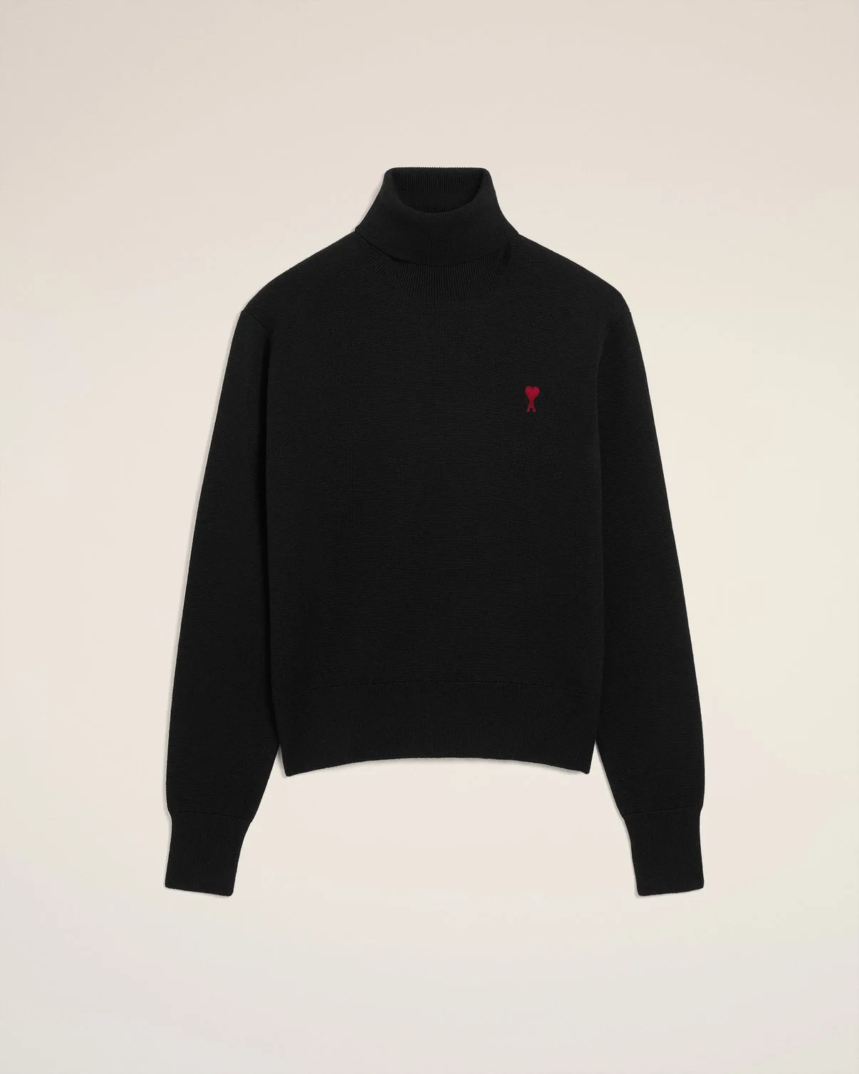 Black Wool Turtle Neck Sweater