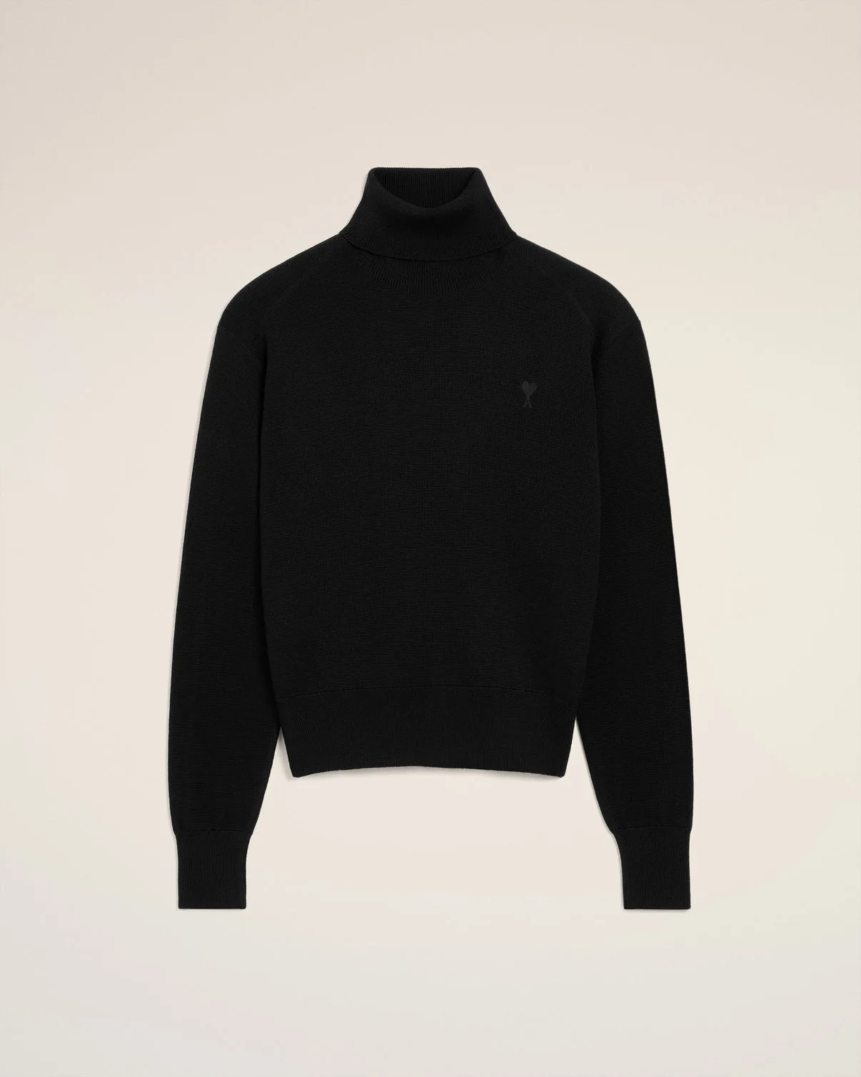 Black Wool Turtle Neck Sweater