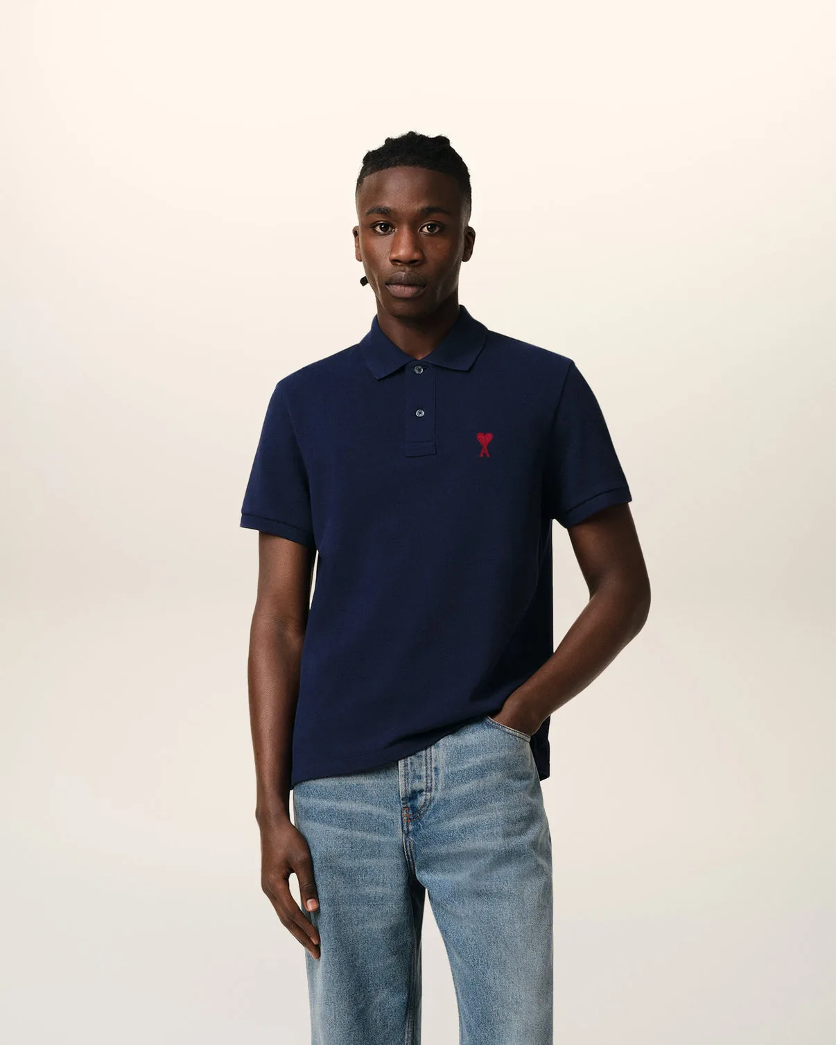Bleu Organic Cotton Polo Shirt