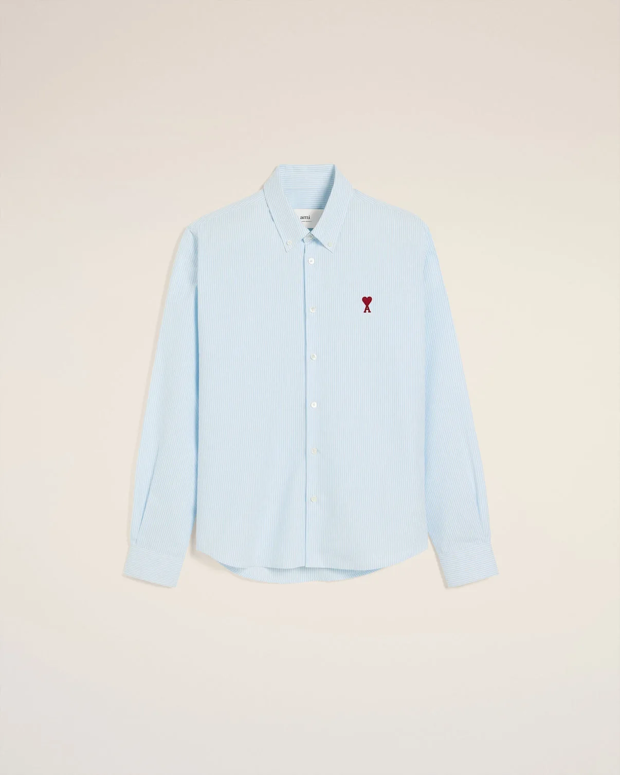 Blue Cotton Button Down Shirt