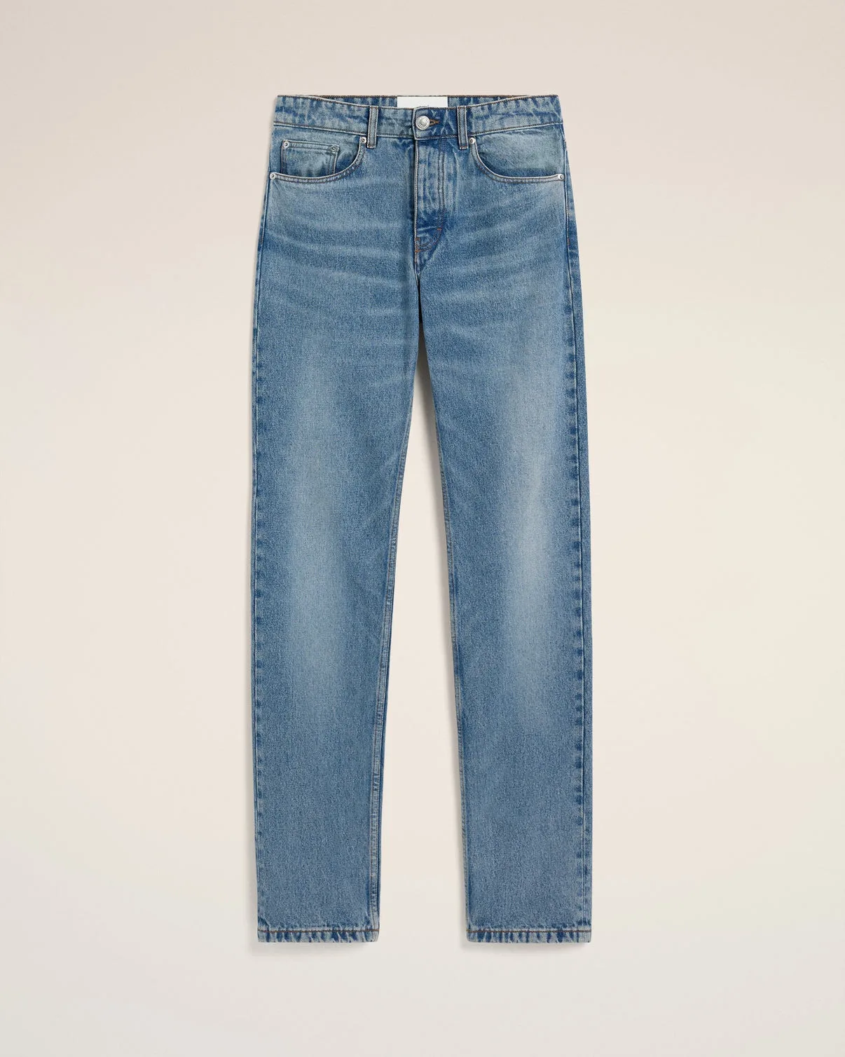 Blue Cotton Classic Fit Jeans