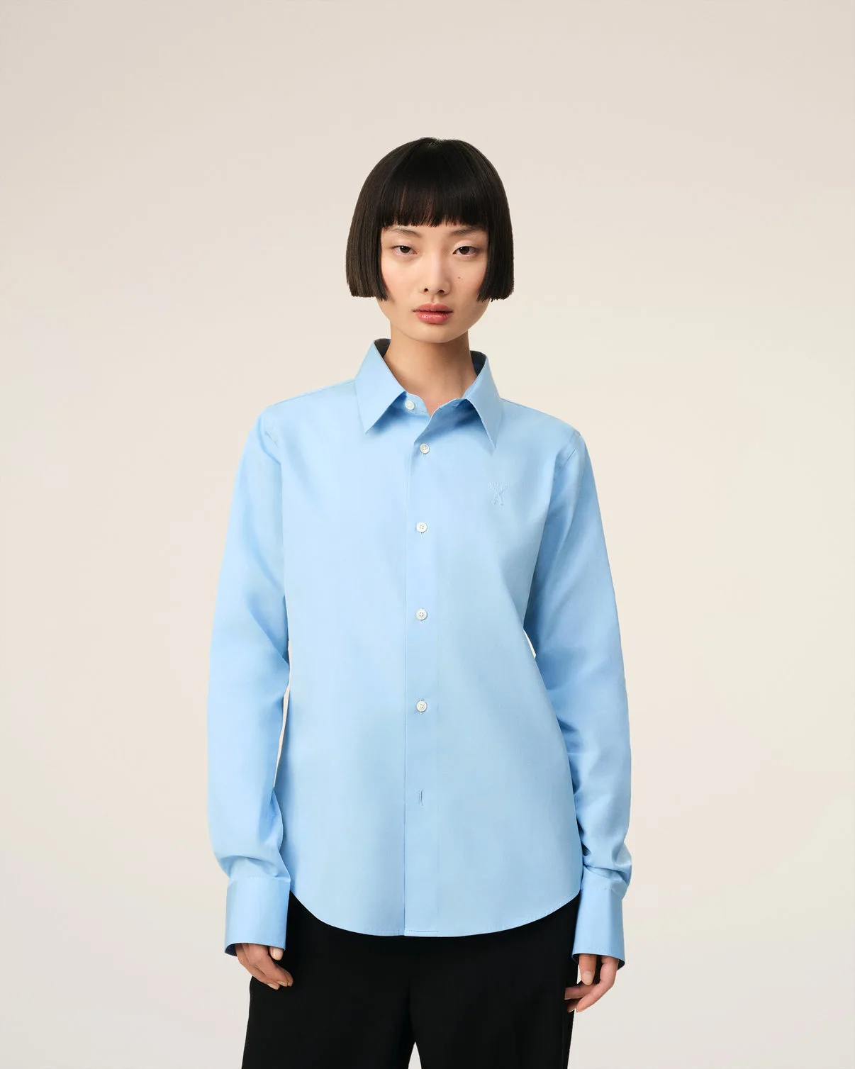 Blue Cotton Classic Shirt