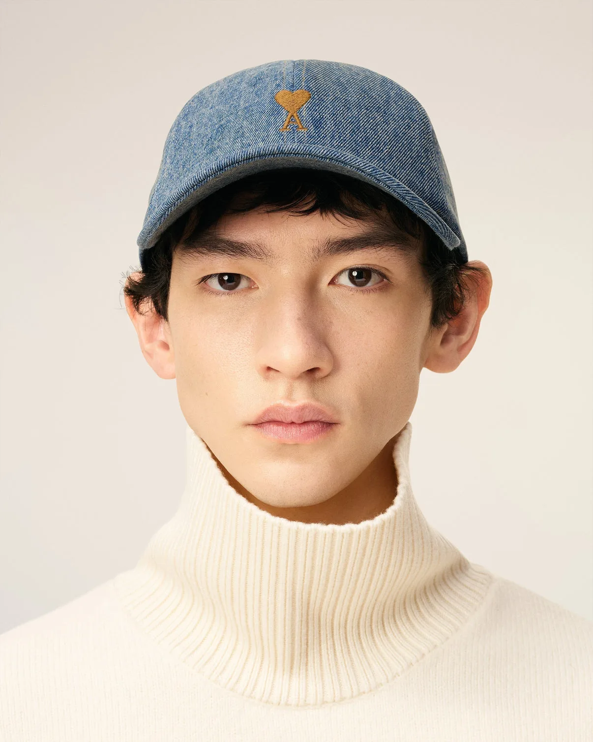 Blue Cotton Embroidery Cap