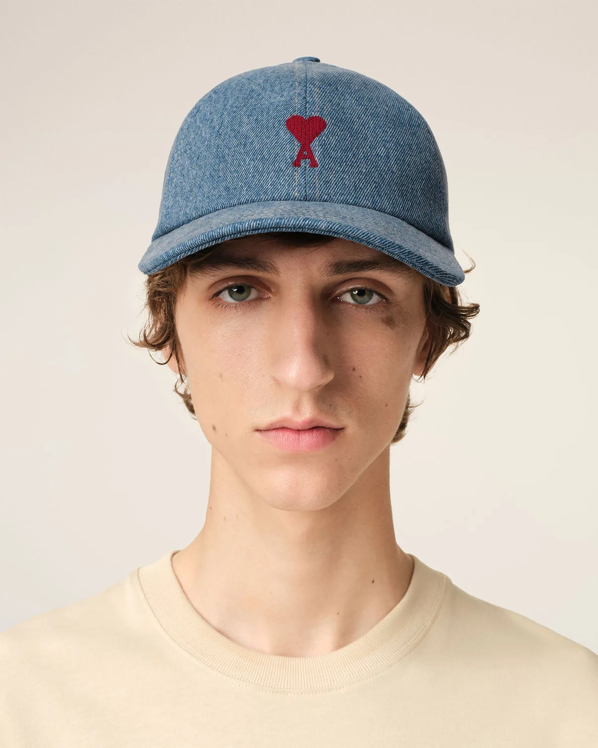 Blue Cotton Embroidery Cap