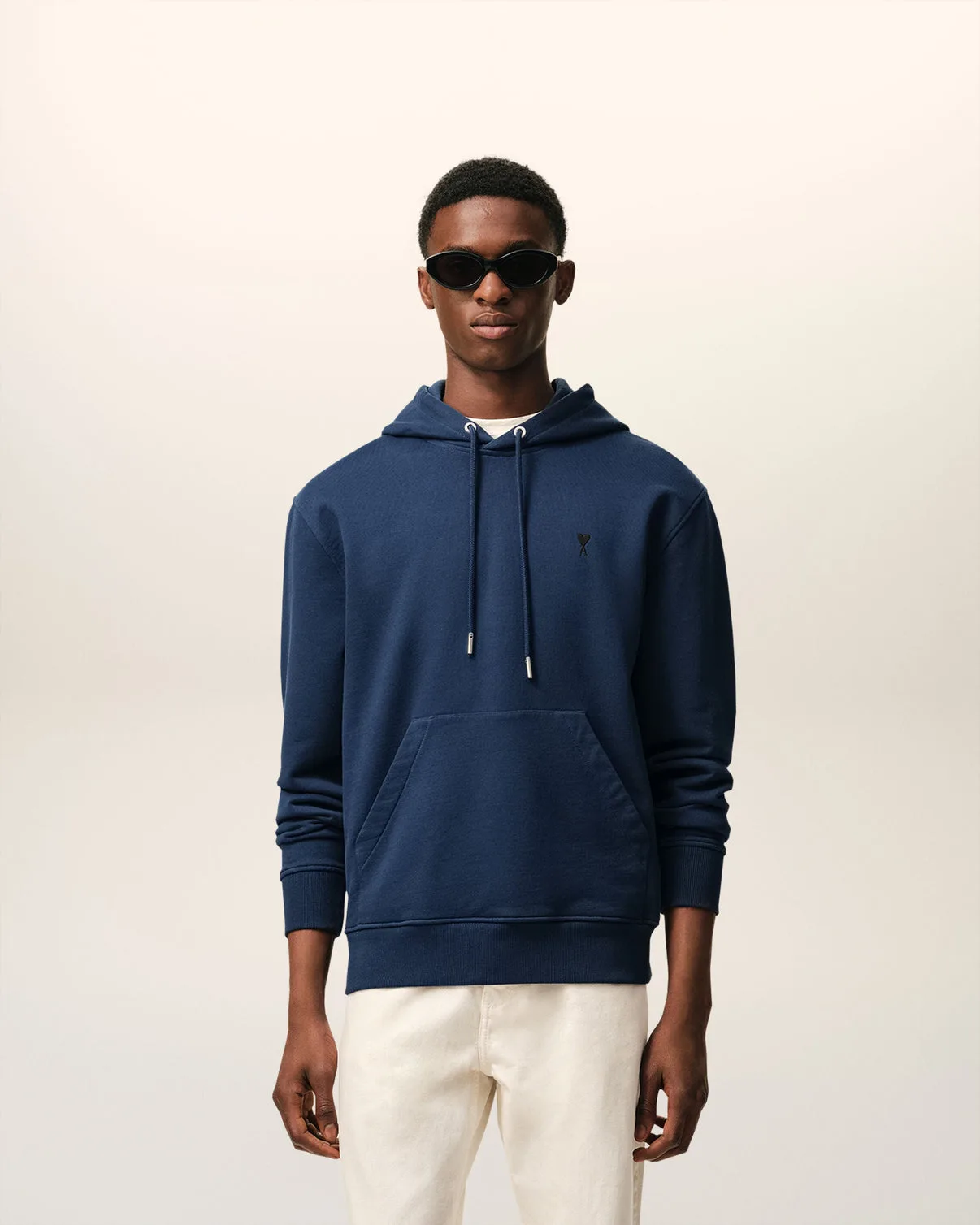 Blue Cotton Hoodie