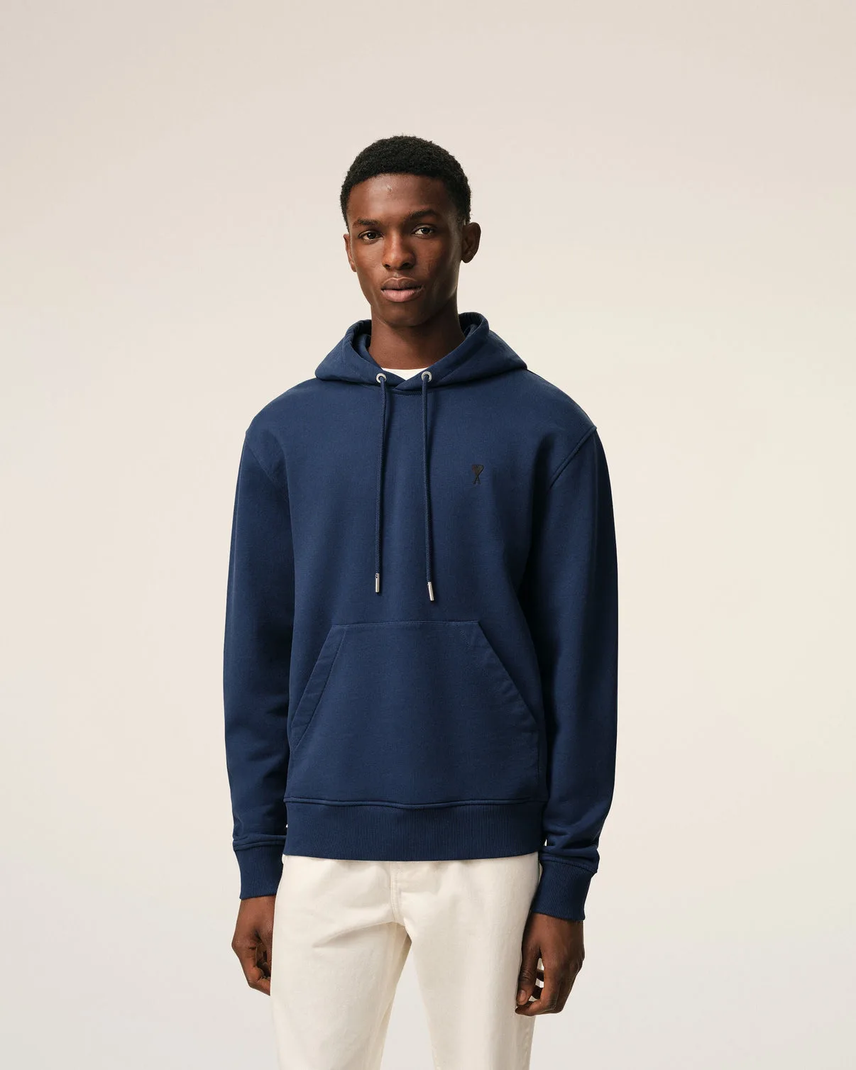 Blue Cotton Hoodie