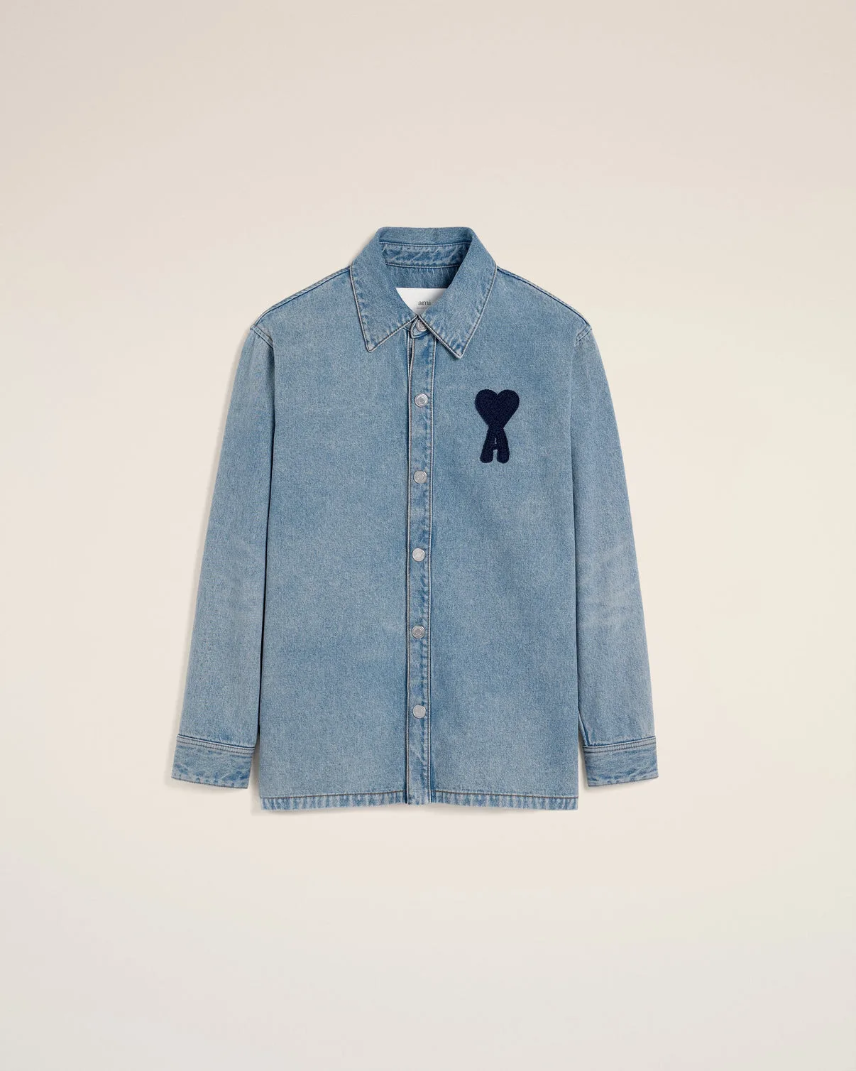 Blue Cotton Overshirt