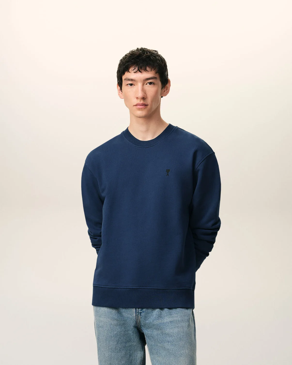 Blue Cotton Sweatshirt