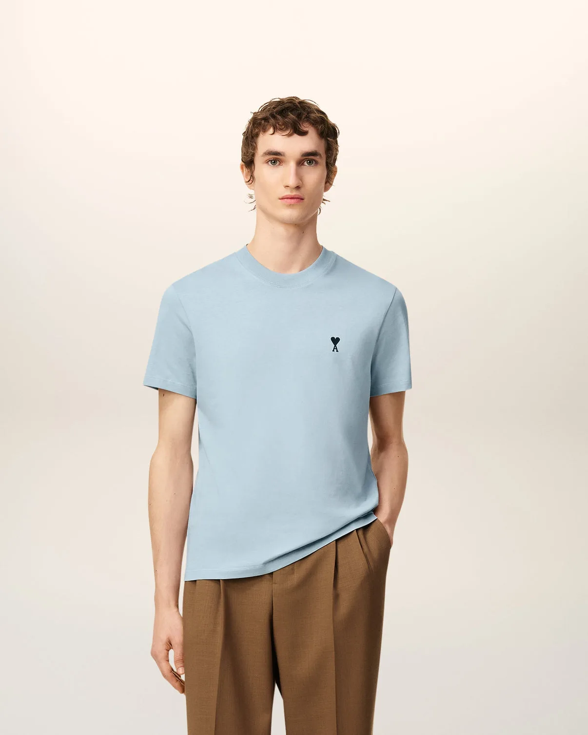Blue Cotton T-shirt