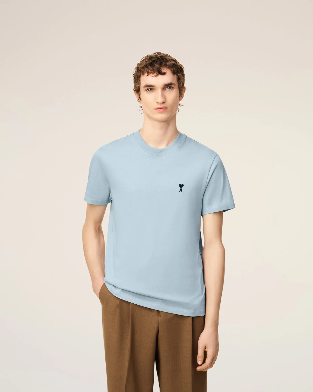 Blue Cotton T-shirt