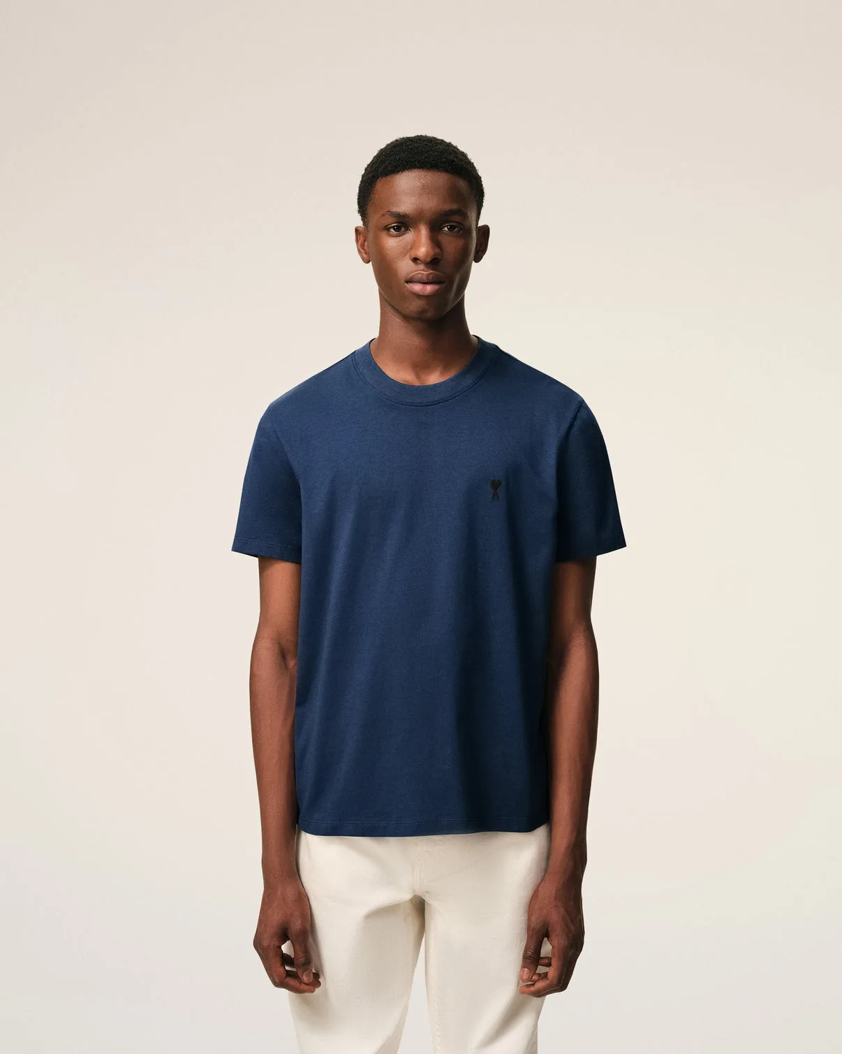 Blue Cotton T-shirt