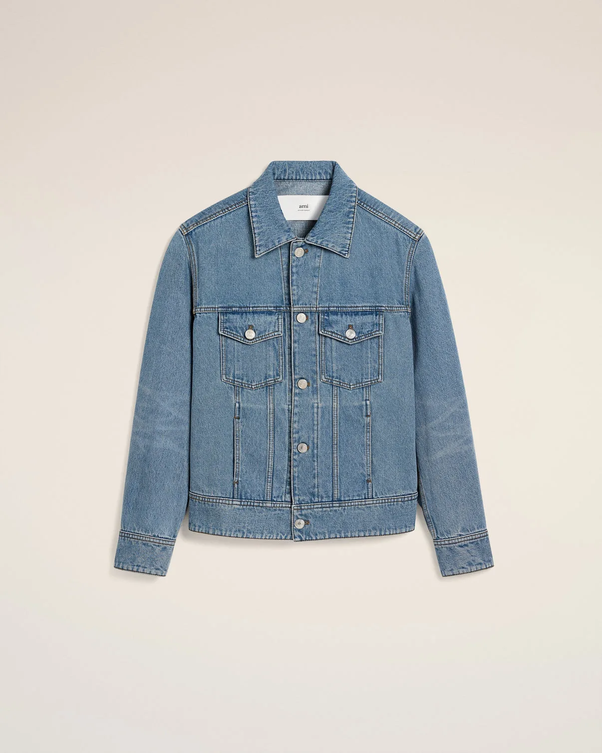 Blue Cotton Trucker Jacket